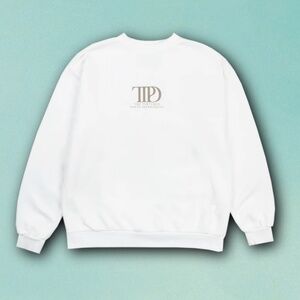 Taylor Swift TTPD They Forgot to Come and Get Me White Crew - NEW